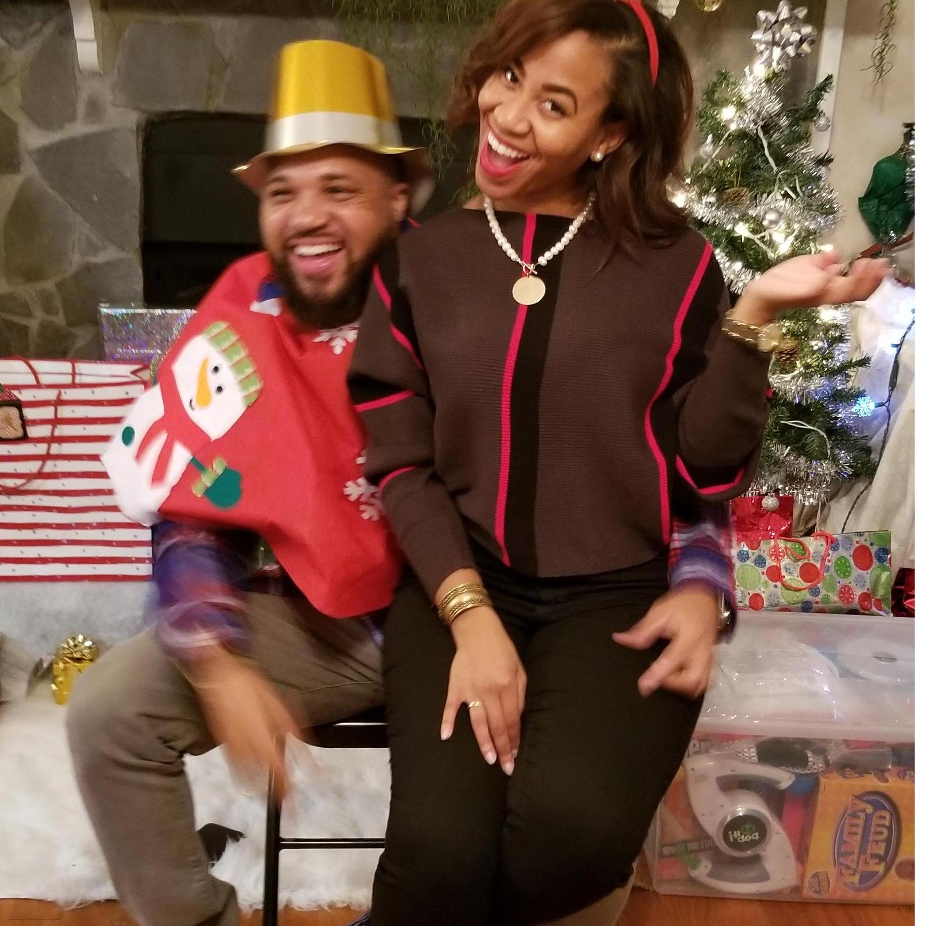 Our first Christmas! #Engaged