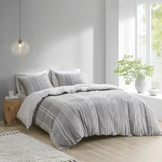 Kara 3-Piece Cotton Jacquard Comforter Set