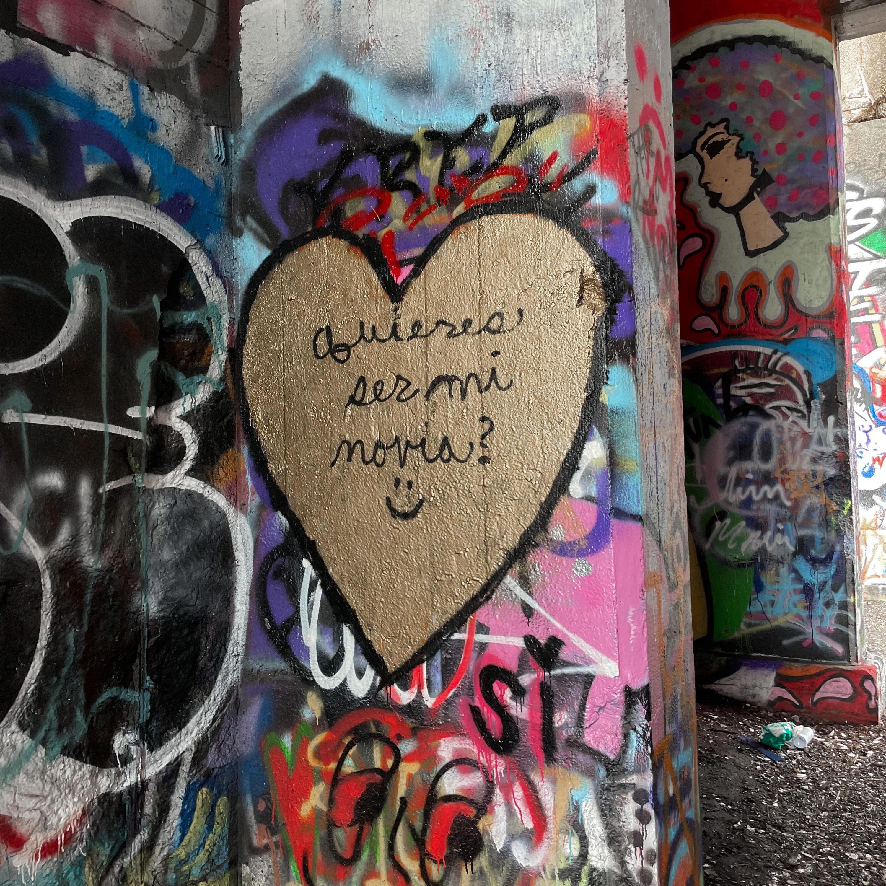 When Kyle took me to Graffiti Pier in Philadelphia to surprise ask me to be his girlfriend!