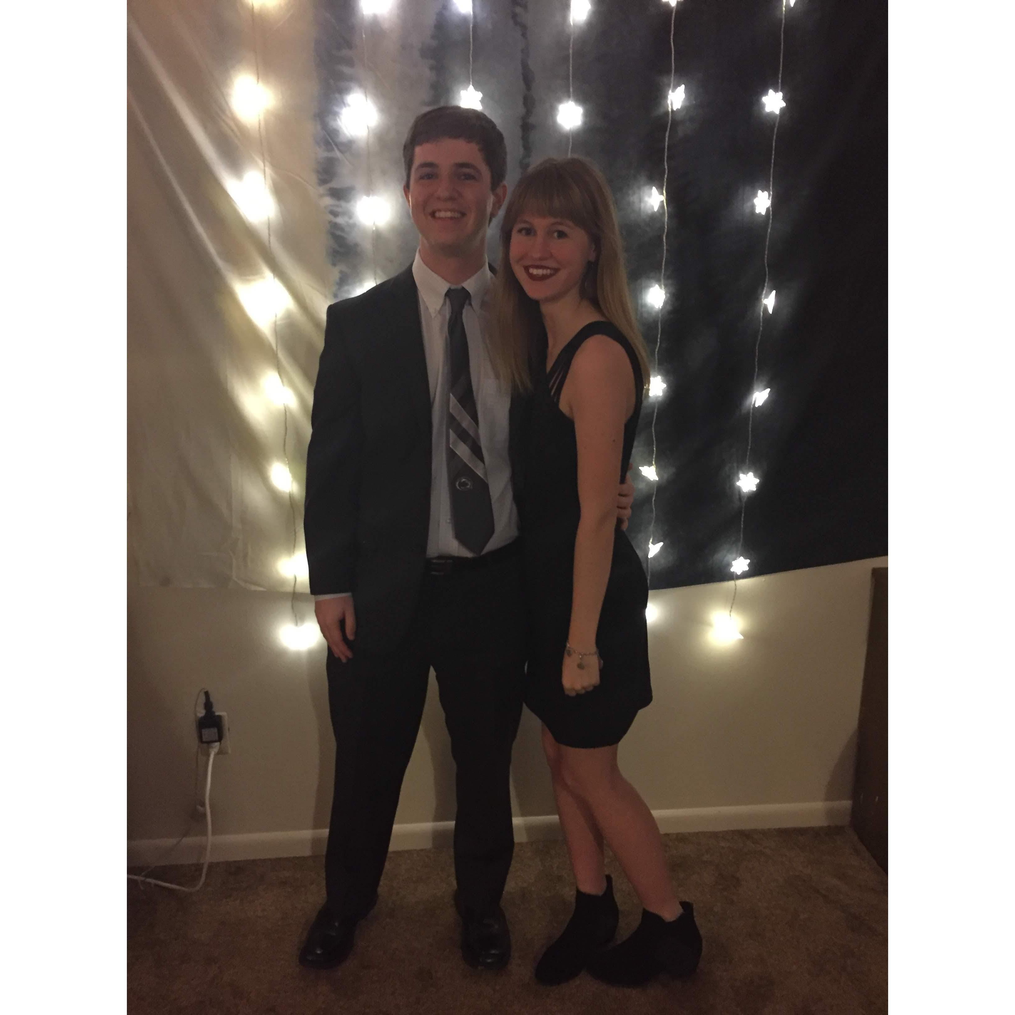 Schreyer Formal 2017, one week before we started dating