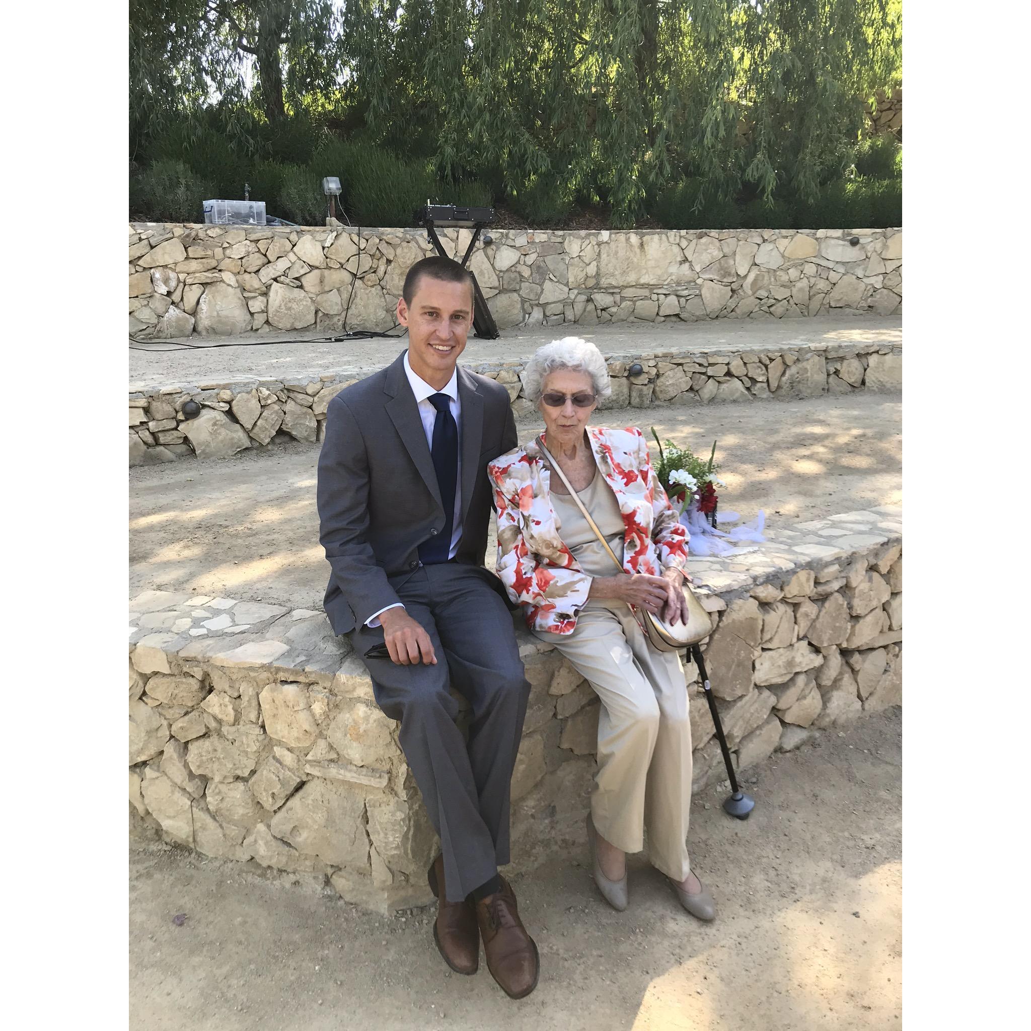 David and Granny Frieda looking sharp