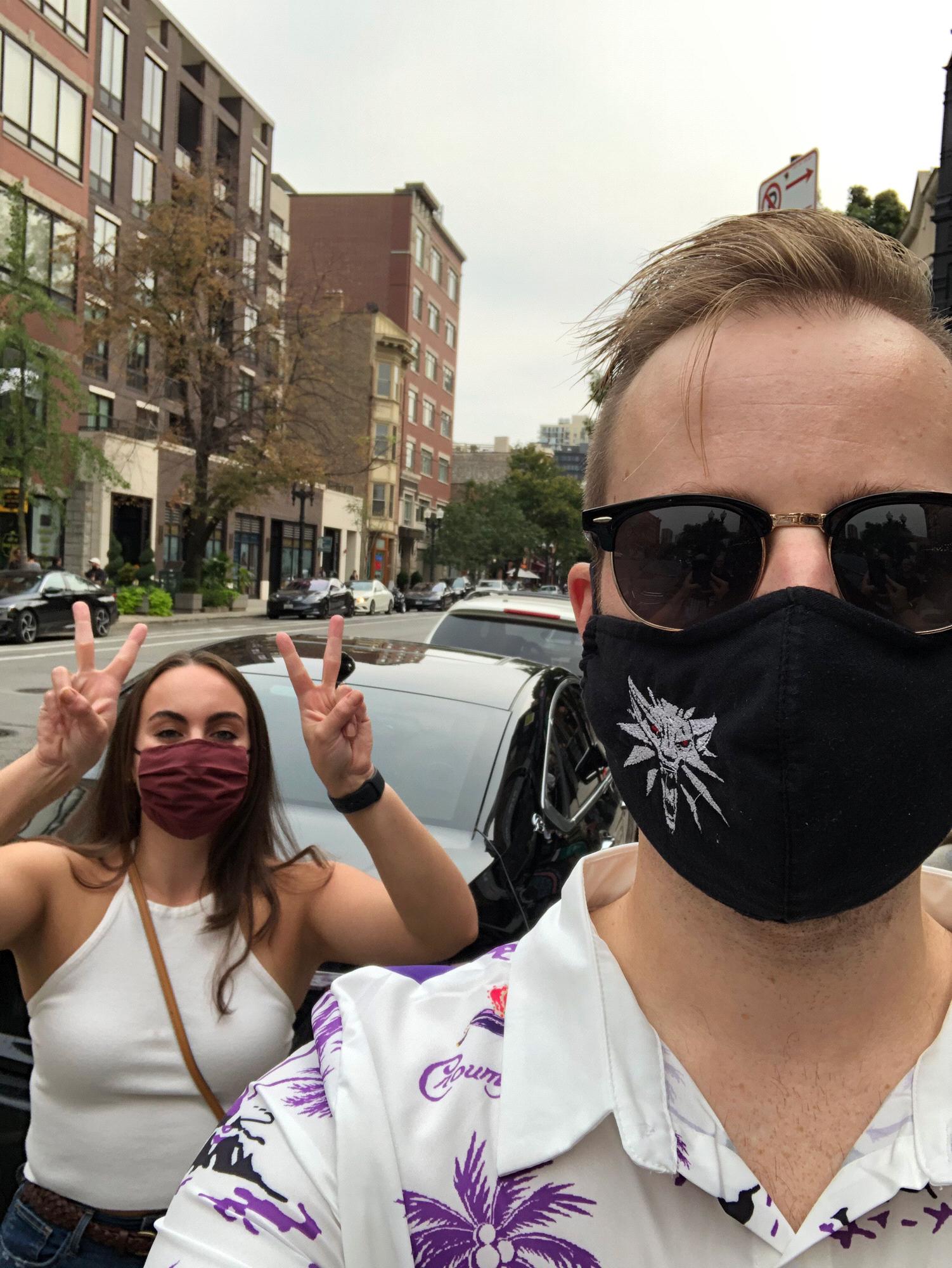 One of many masked get together during summer 2020 with the family.