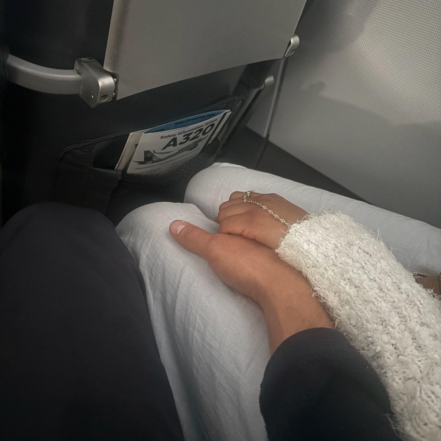 The moment we truly knew came quietly. While flying home after visiting his family for the first time, Keegan leaned over and whispered that he loved me.