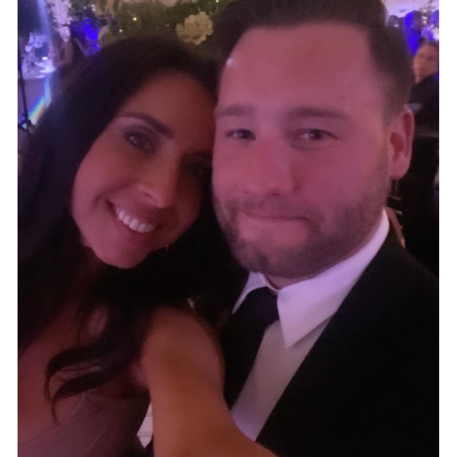 We he first met all my hometown friends. 