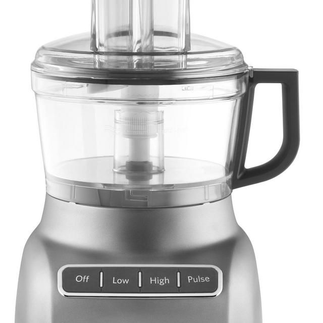 KitchenAid KFP0711CU 7 Cup Food Processor, Contour Silver
