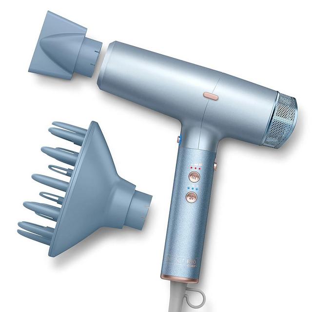 CONAIR INFINITIPRO DigitalAIRE Hair Dryer - 1875W Frizz-Eliminating Hair Dryer with Diffuser – Hair Blow Dryer with Up To 5x More Speed for Higher Air Pressure & Drying Power