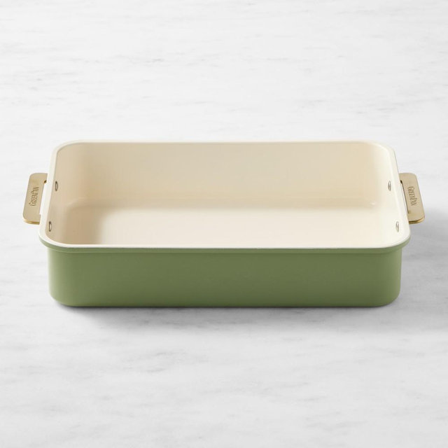 GreenPan™ Reserve Ceramic Nonstick Bakeware Rectangular Cake Pan, Sage