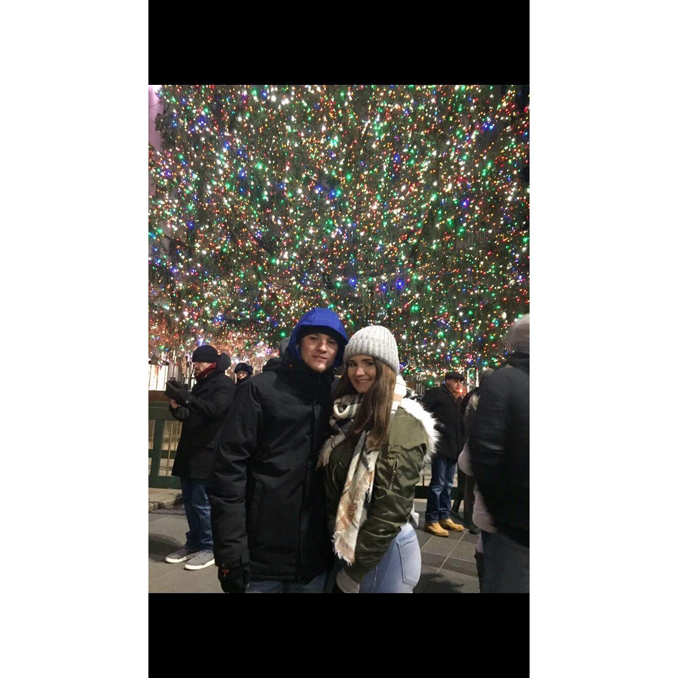 First time at the tree