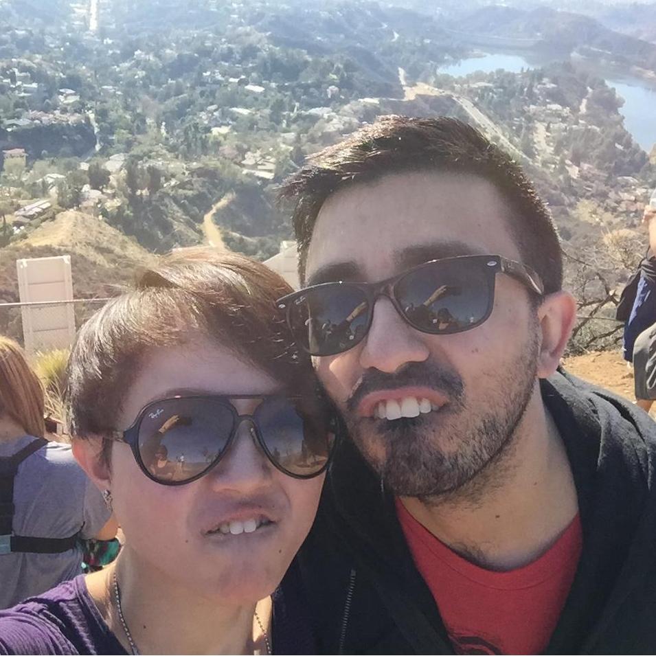Rat faces @ Hollywood sign.
