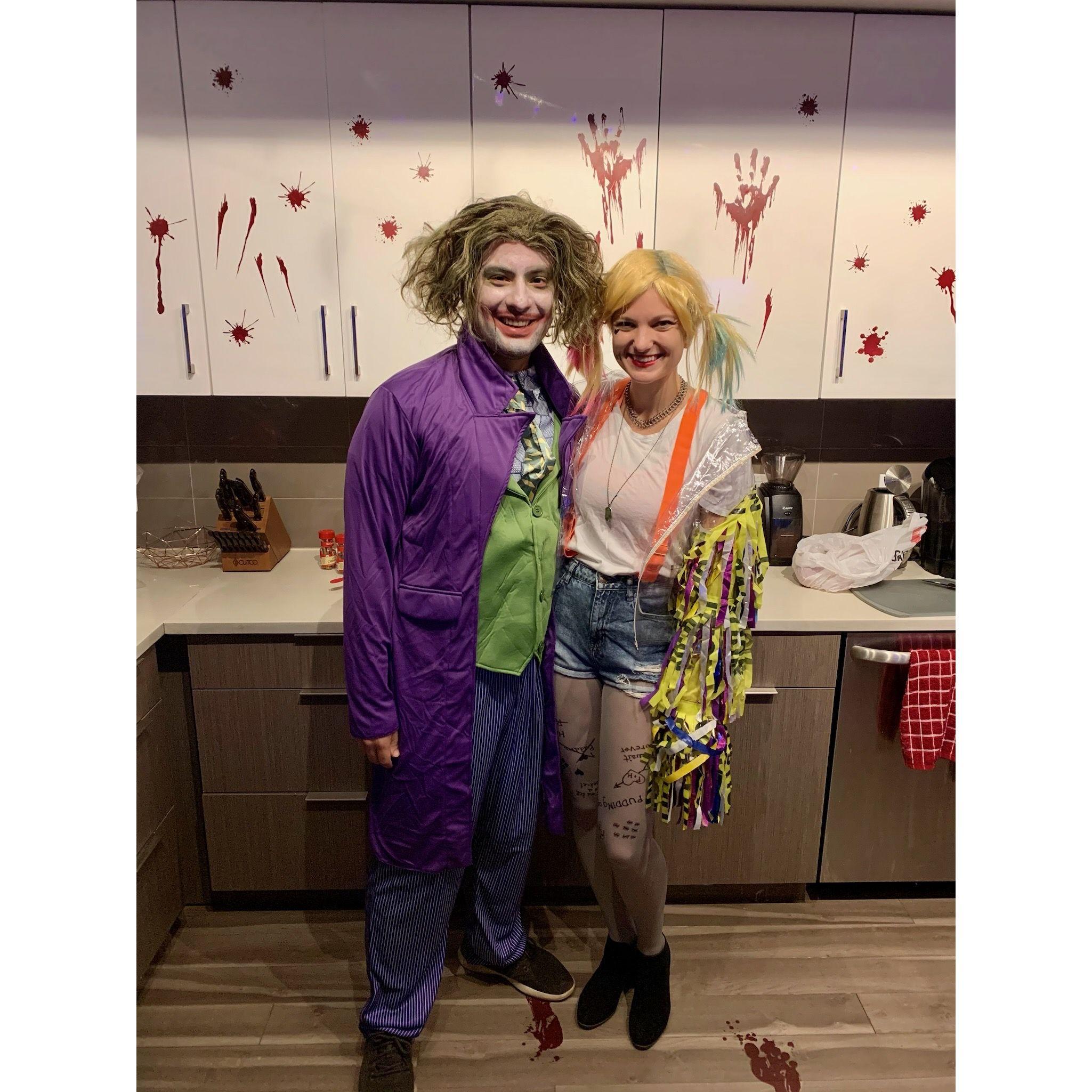 October 2020: We love hosting Halloween parties and going all out on costumes! (We kept this one to fewer than 10 people, don't worry)