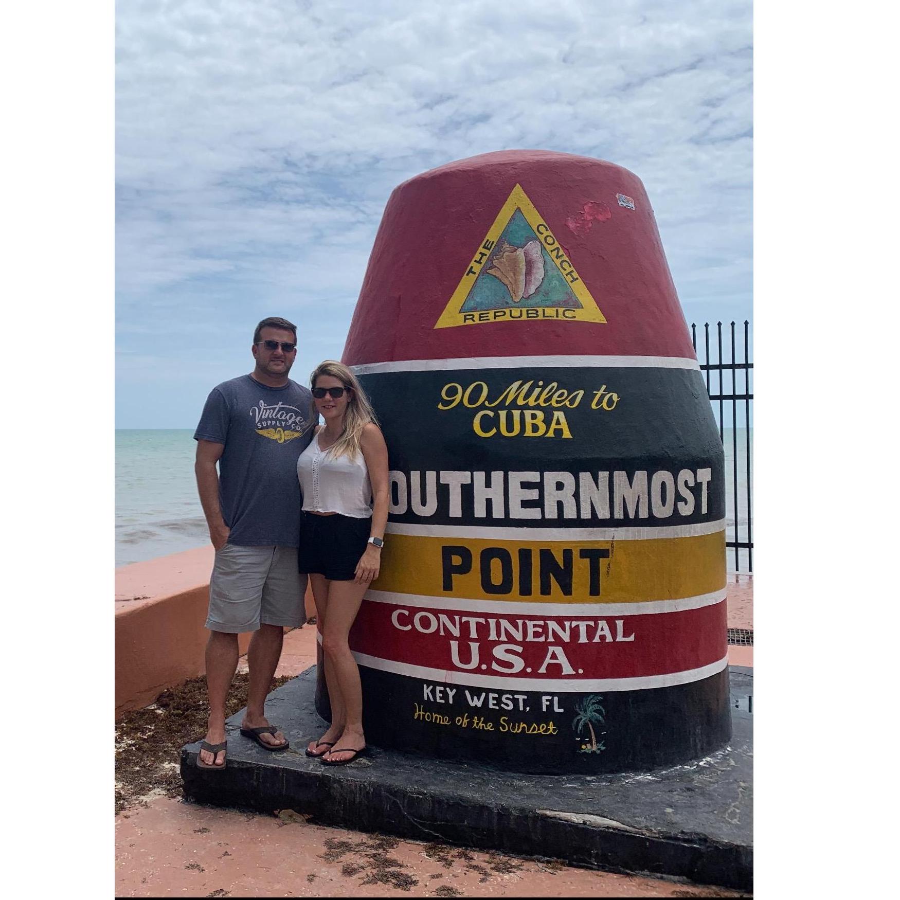 Key West for our 2 year anniversary.