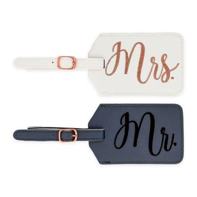 Miamica® "Mr." & "Mrs." Luggage Tags (Set of 2)