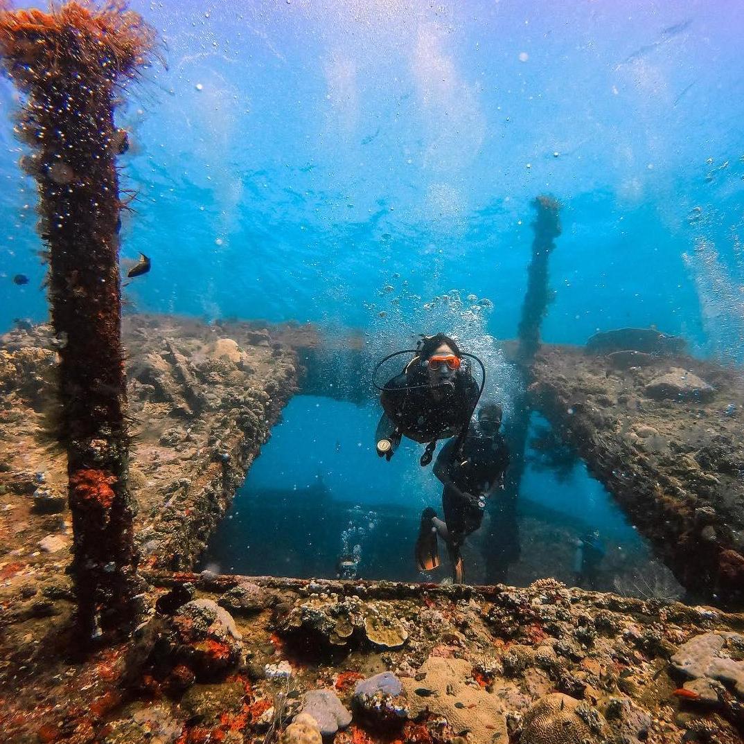 Tulamben Shipwreck- Becoming scuba certified in Bali.