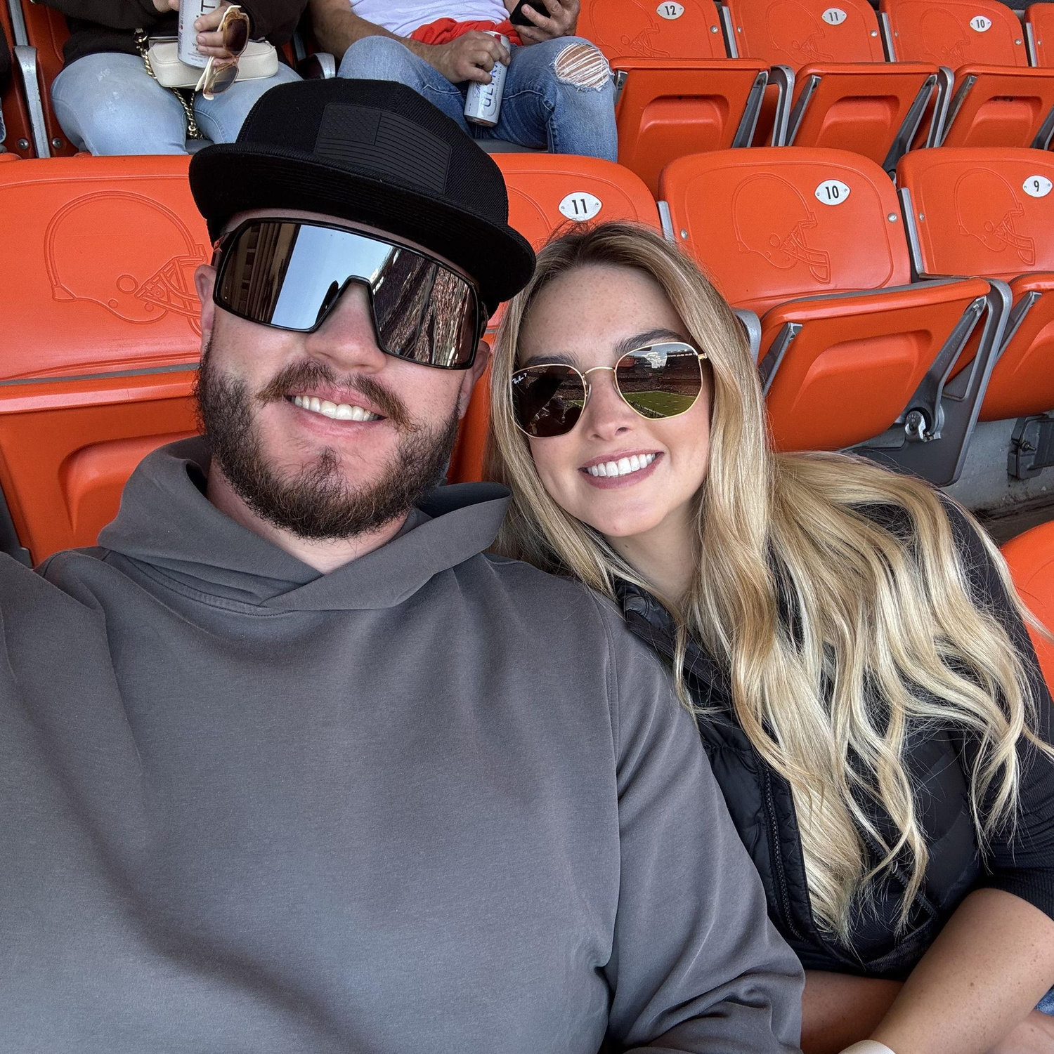 My first NFL football game! Go Bengals! Thanks to our friend, Grant Kuhlwein!