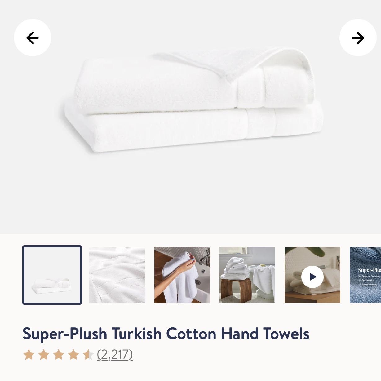 Super-Plush Turkish Cotton Washcloths