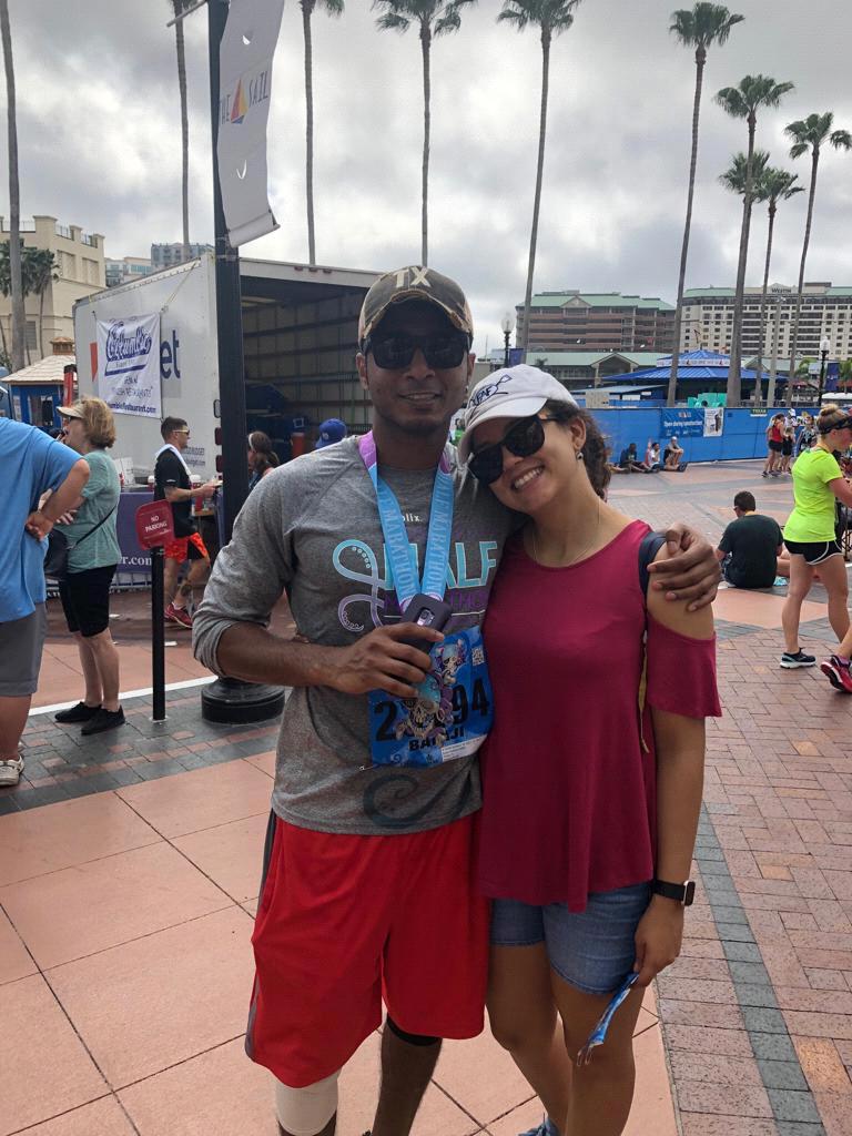 Bala's first half-marathon