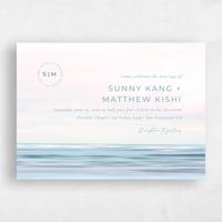 Blue Wedding Invitation - Dacosta Landscape