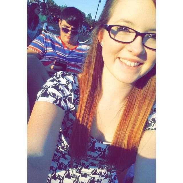 The first picture we took together after we started dating.