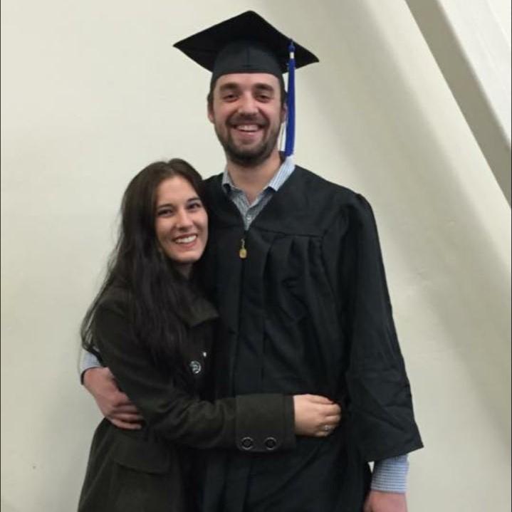 Adam's graduation from UW-Whitewater