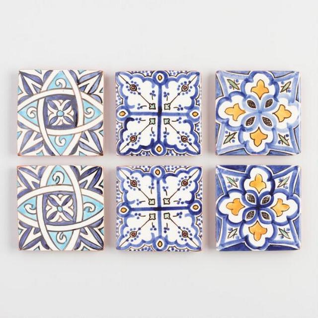 Terracotta Moroccan Tile Coasters 4 Pack