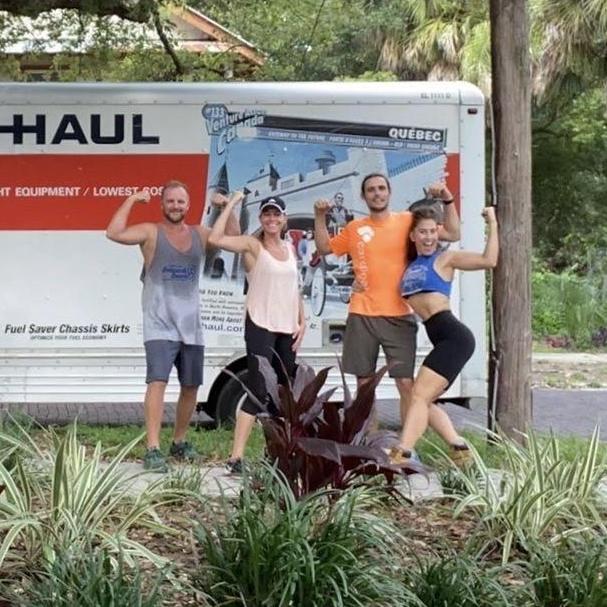 Moving into our home with the help of Jake and Shannon - June 2020.