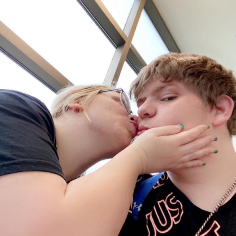 One Of Our First Pics Also Our First Kiss On Camera