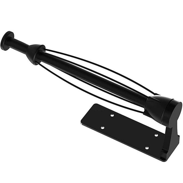SITANES Paper Towel Holder-Single Hand Operable Paper Towel Holder Wall Mount with Damping Effect for Kichen Bathroom (Black)
