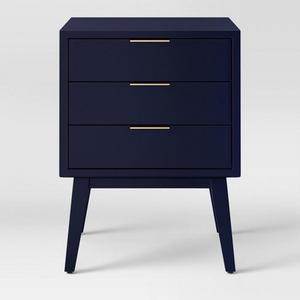 Hafley Three Drawer End Table Project 62™ (blue)