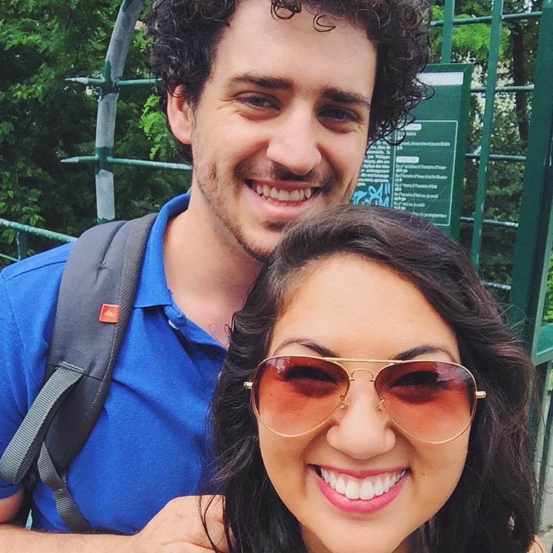 Our first anniversary in Paris! June 2016.