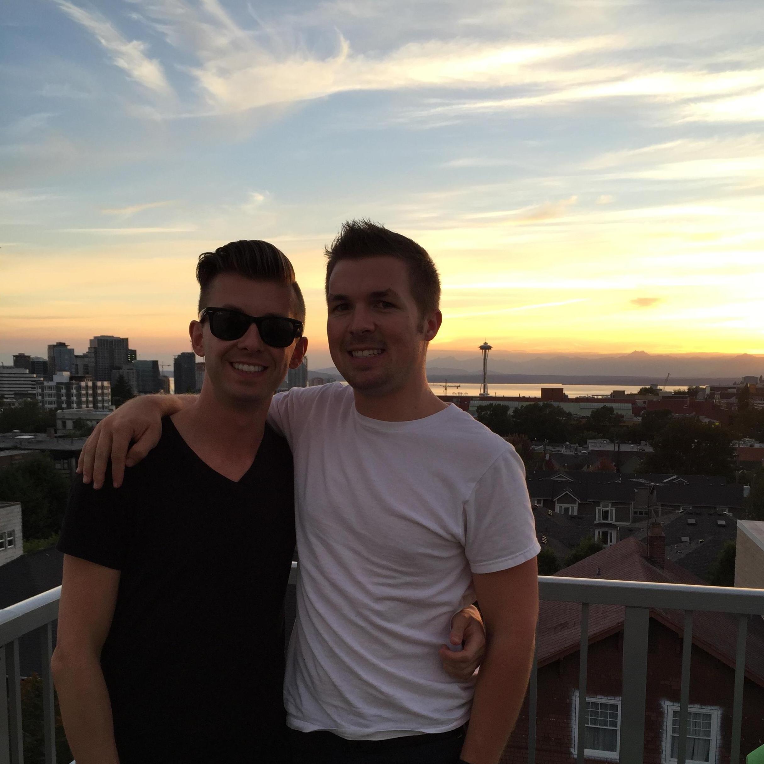 Rooftop sunset before Billy's first wildland firefighting deployment.
Seattle, WA