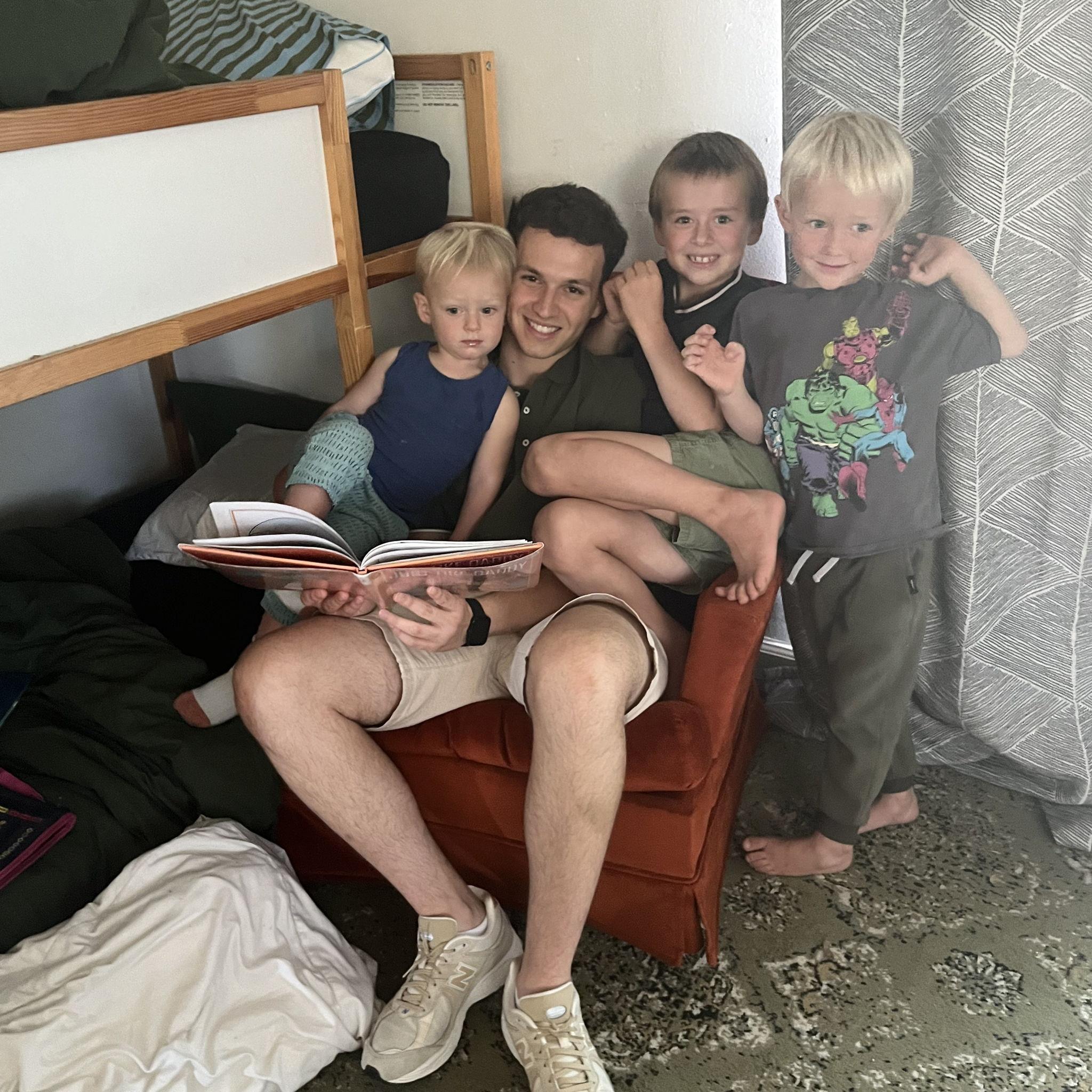 Marcos met my nephews and they immediately became obsessed!