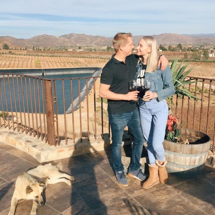 Guadalupe Valley, Jan'18
Season 5 Episode 1.  
Viva la Mexico. Combining Brett's love of Mexican food and our mutual love of wine! We made a little friend to fill the void until Sudoku's arrival.