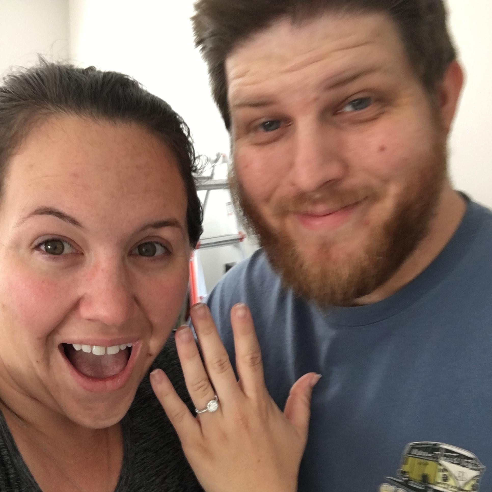 Bobby Proposed in our home on August 26th, 2018