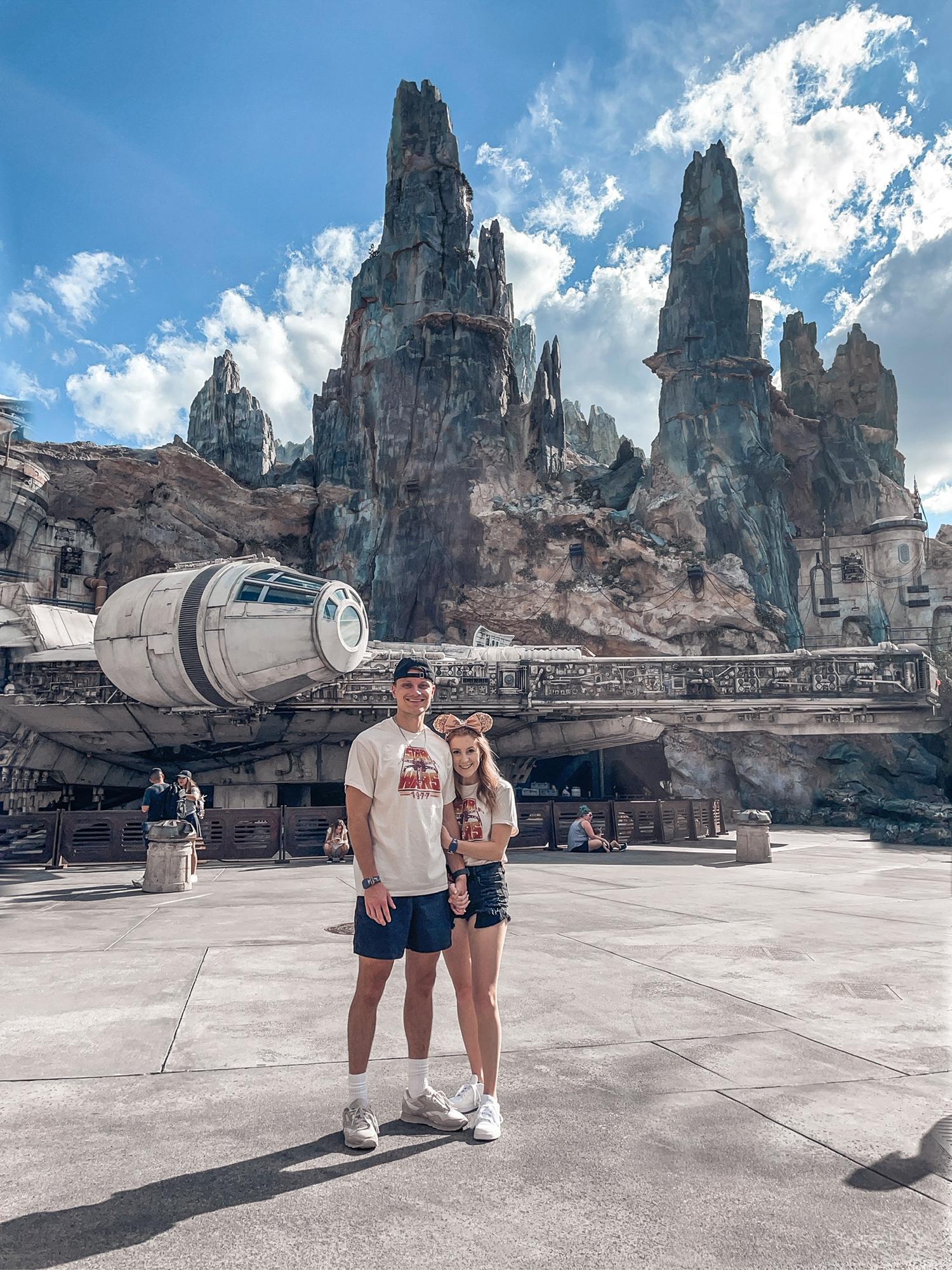 Millennium Falcon! We both love the Star Wars movies, and have watched them all together including the spin off series
9.30.2021