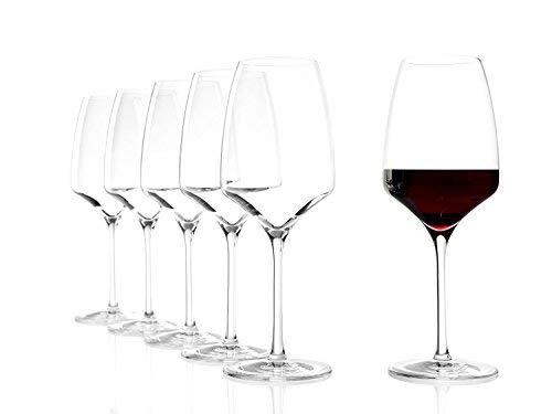 Red Wine Wine Glasses, Set of 6 by Stolzle