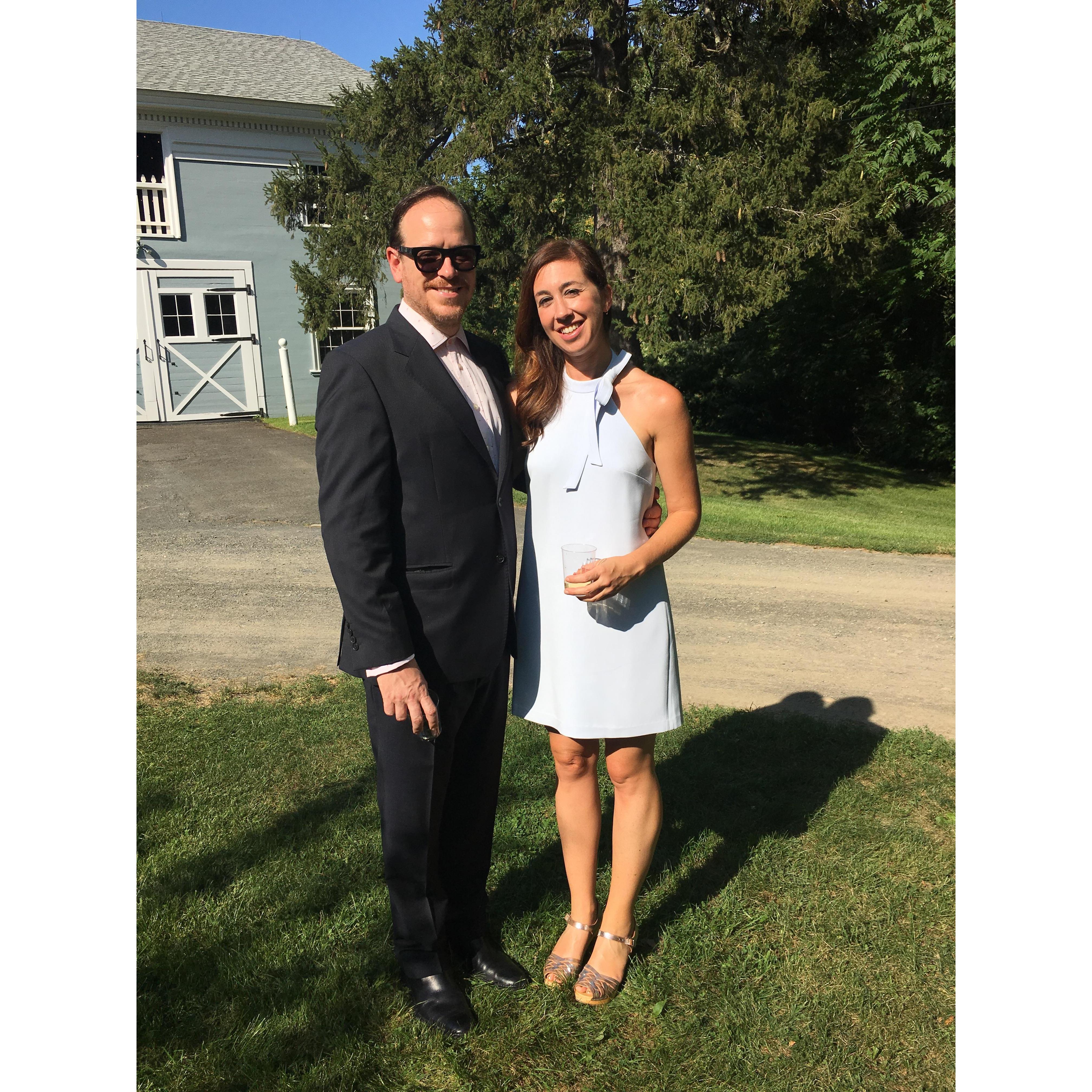 Dressed up for the Zabor Simon wedding in 2016