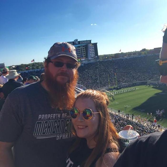 Boyd's first MSU game!
