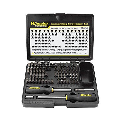 Wheeler Engineering Gunsmithing Screwdriver Set with Durable Construction and Storage Case for Gunsmithing and Maintenance