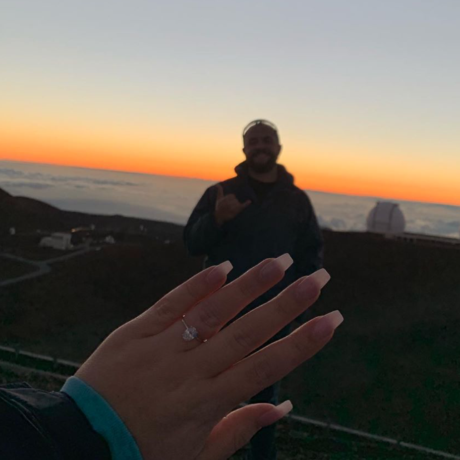 The proposal on top of Mauna Kea Observatory in Hawaii!