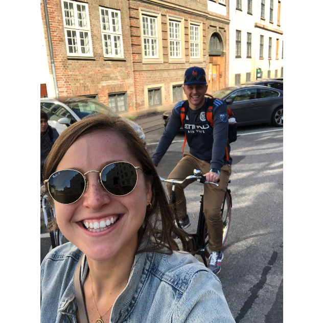 Biking through Copenhagen, September 2018