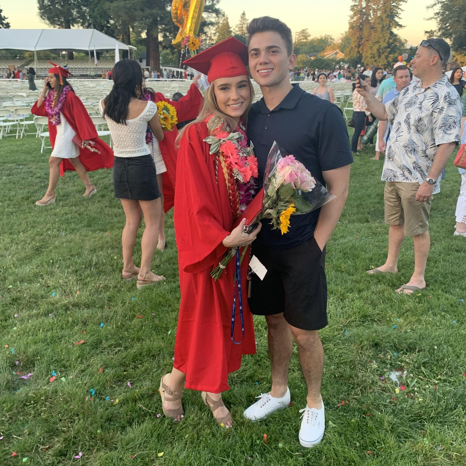 Danielle's high school graduation