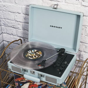 Tourmaline Blue Crosley Cruiser Plus Record Player