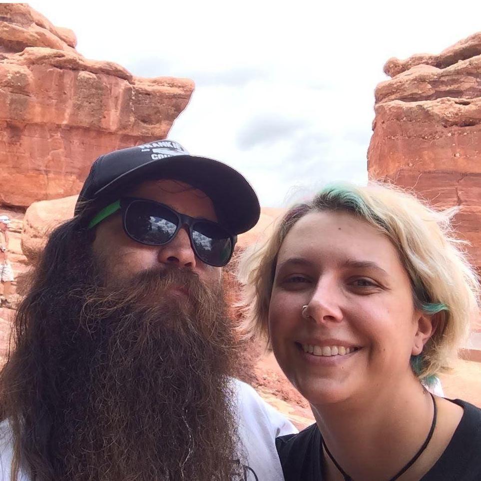 We love a wild rock formation. This is at Garden of the Gods in Colorado Springs, CO. Gorgeous.