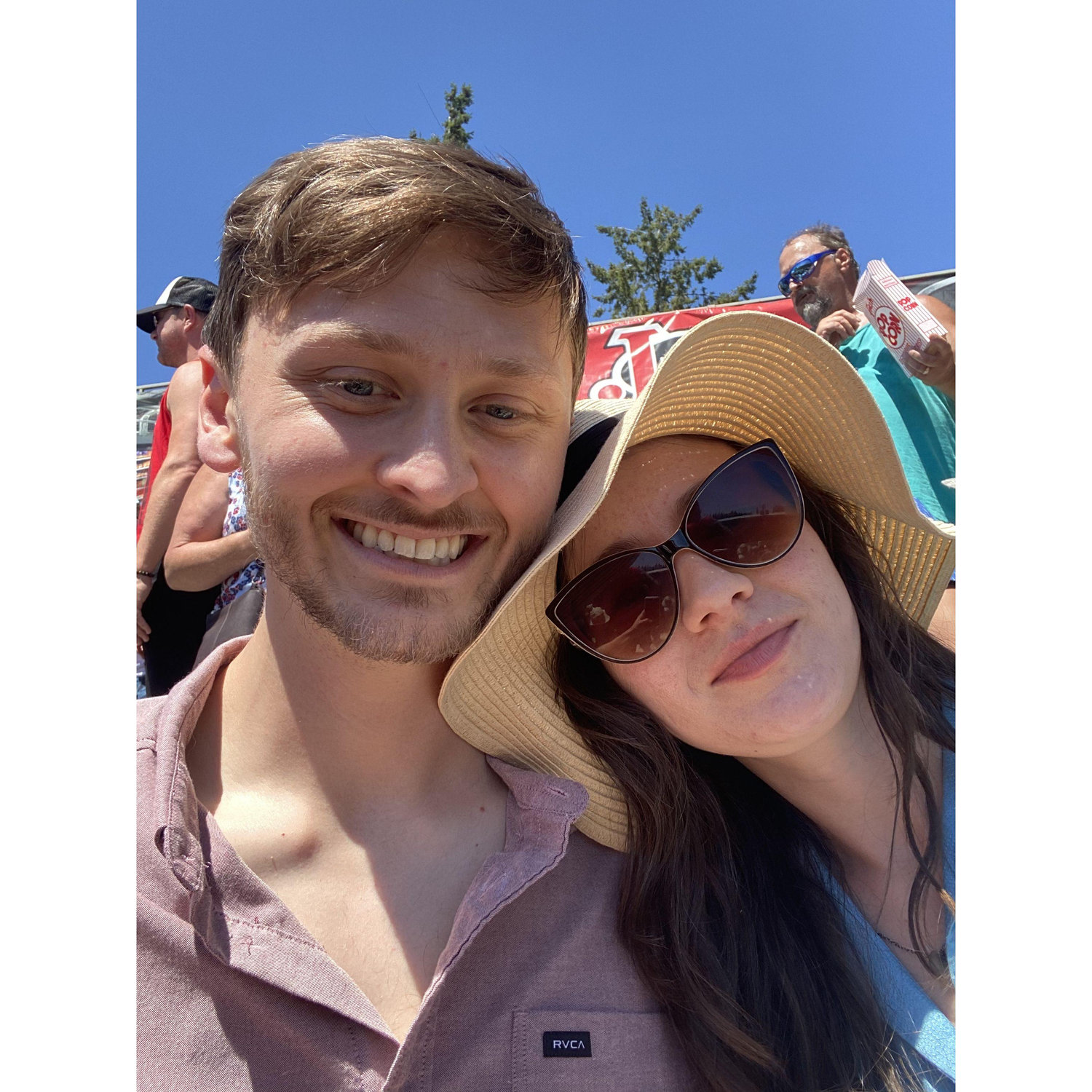 Sarita's first rodeo, literally. July 4th.