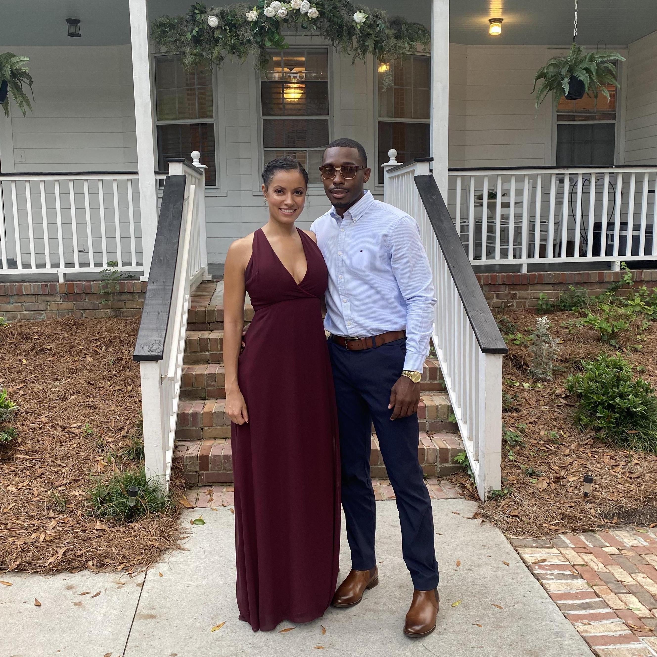 Handsome wedding date!