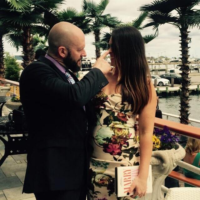 At bianca and Ryan johnstons wedding