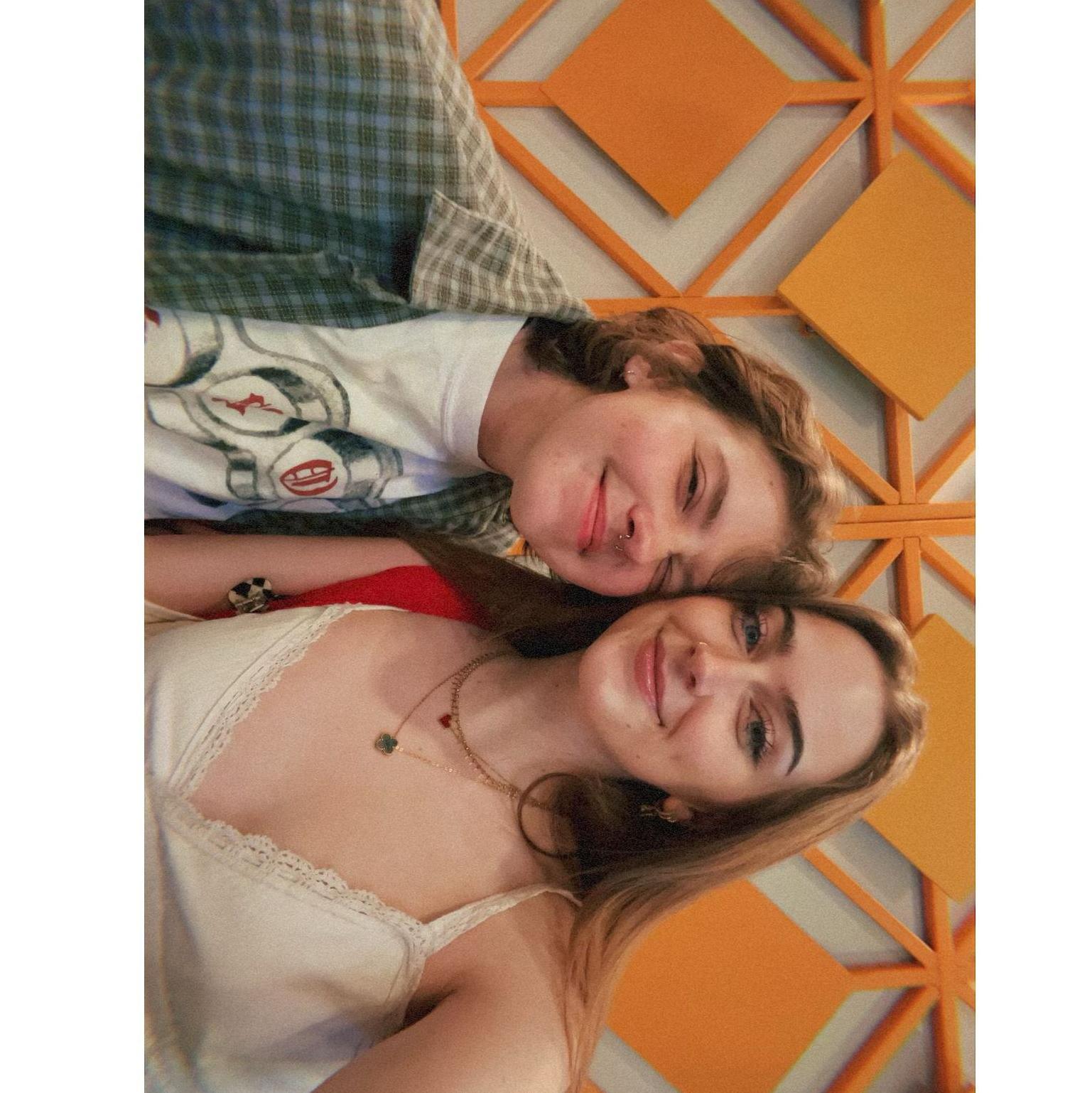 We got boba after hotpot.