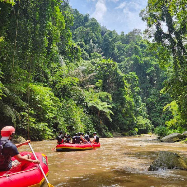 White Water Rafting, Bali Honeymoon
