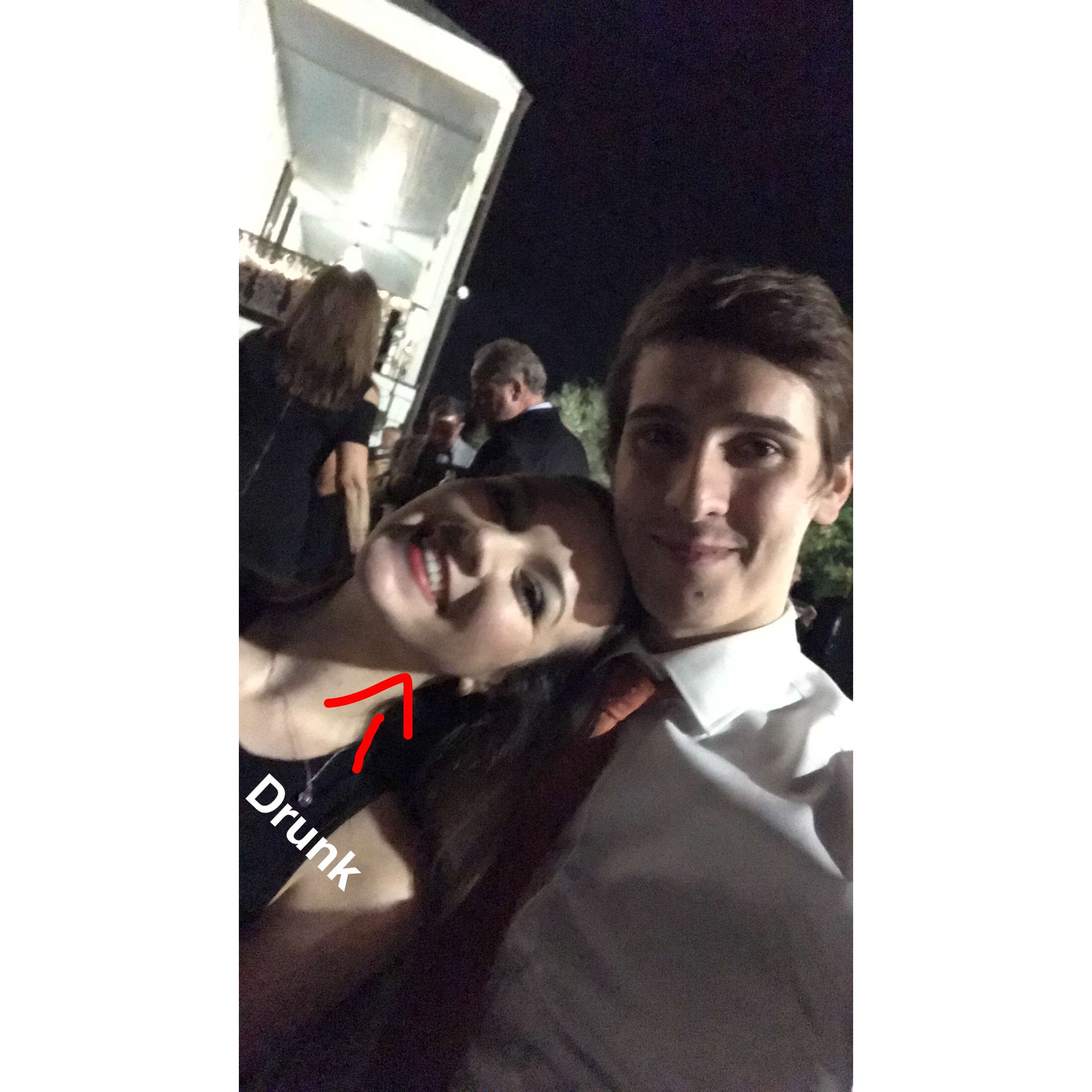Alexis has fun at a wedding for Josh’s friends (Hi Sarah Carter)