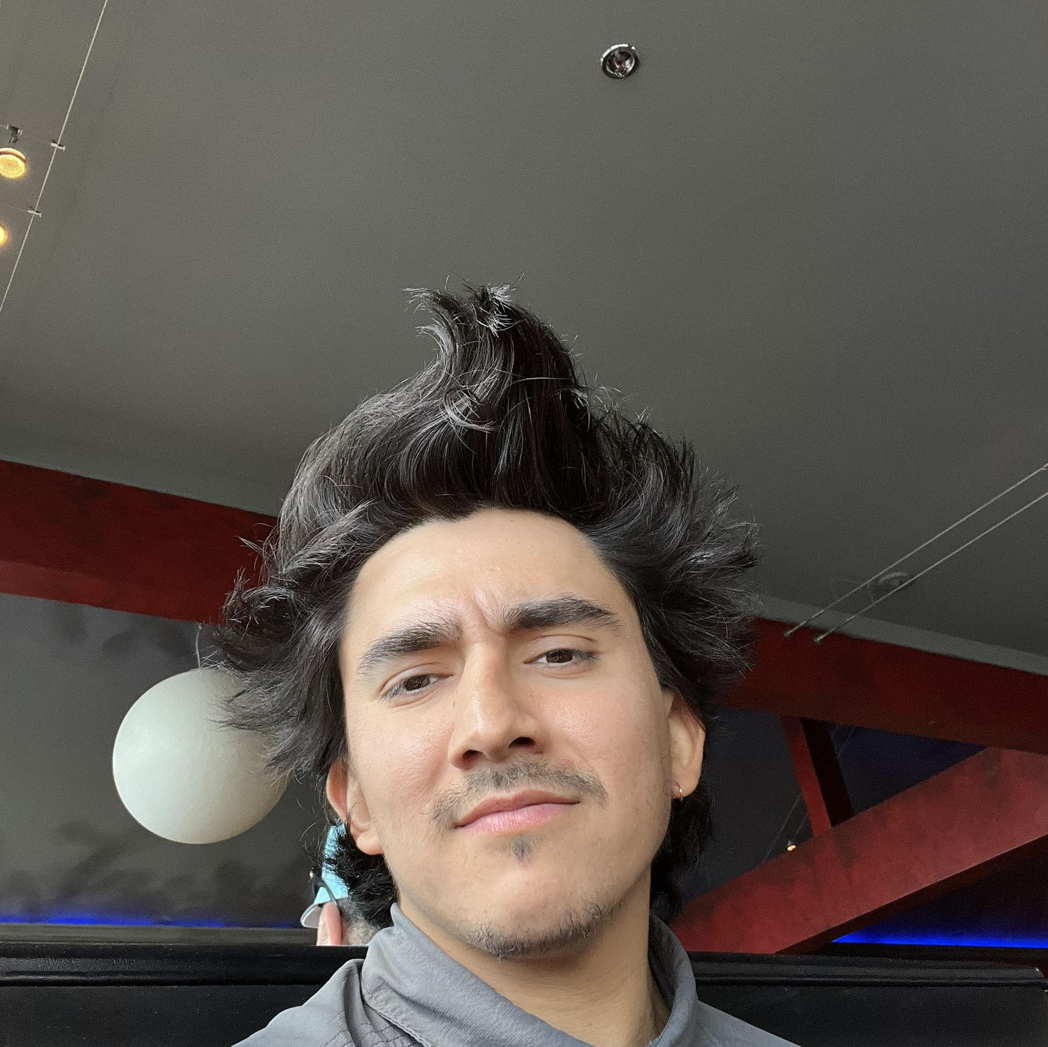 Jesus with the most luscious, voluminous hair. Some may say resembling Jimmy Neutron.